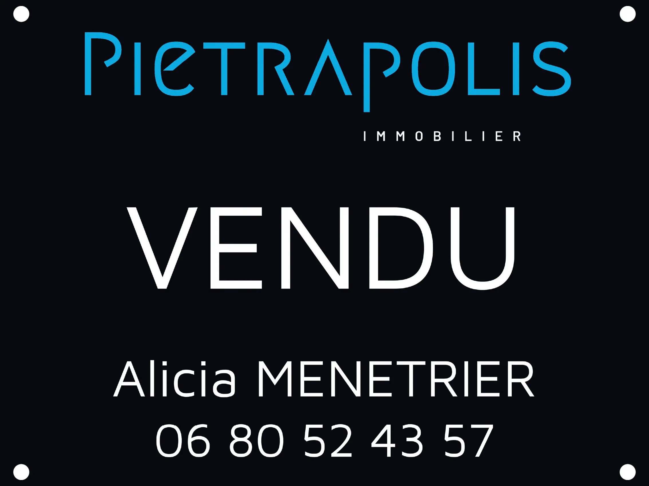 Panneau Vendu - Pietrapolis Menetrier
