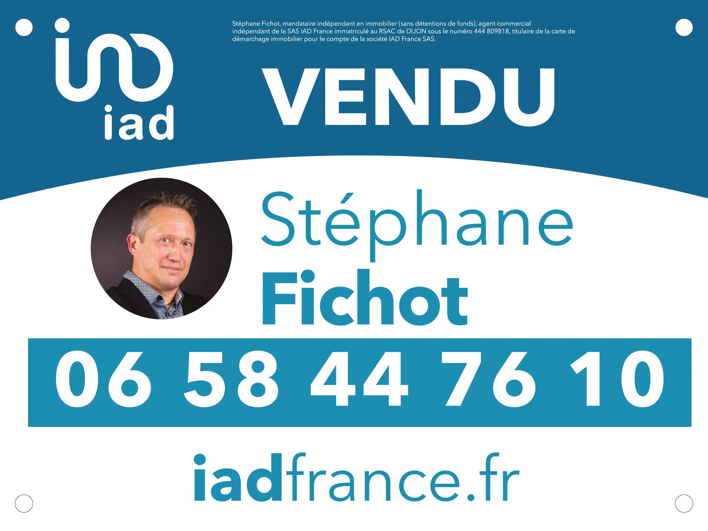 Panneau Vendu - IAD