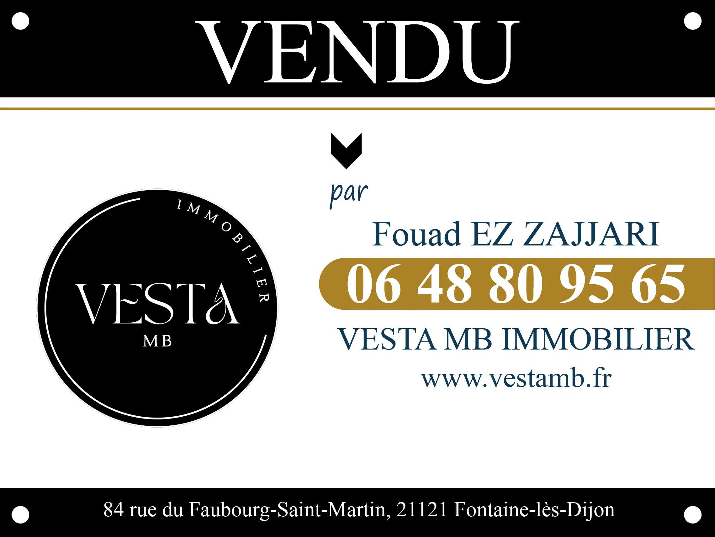Panneau Vendu - VESTA EZZAJJARI