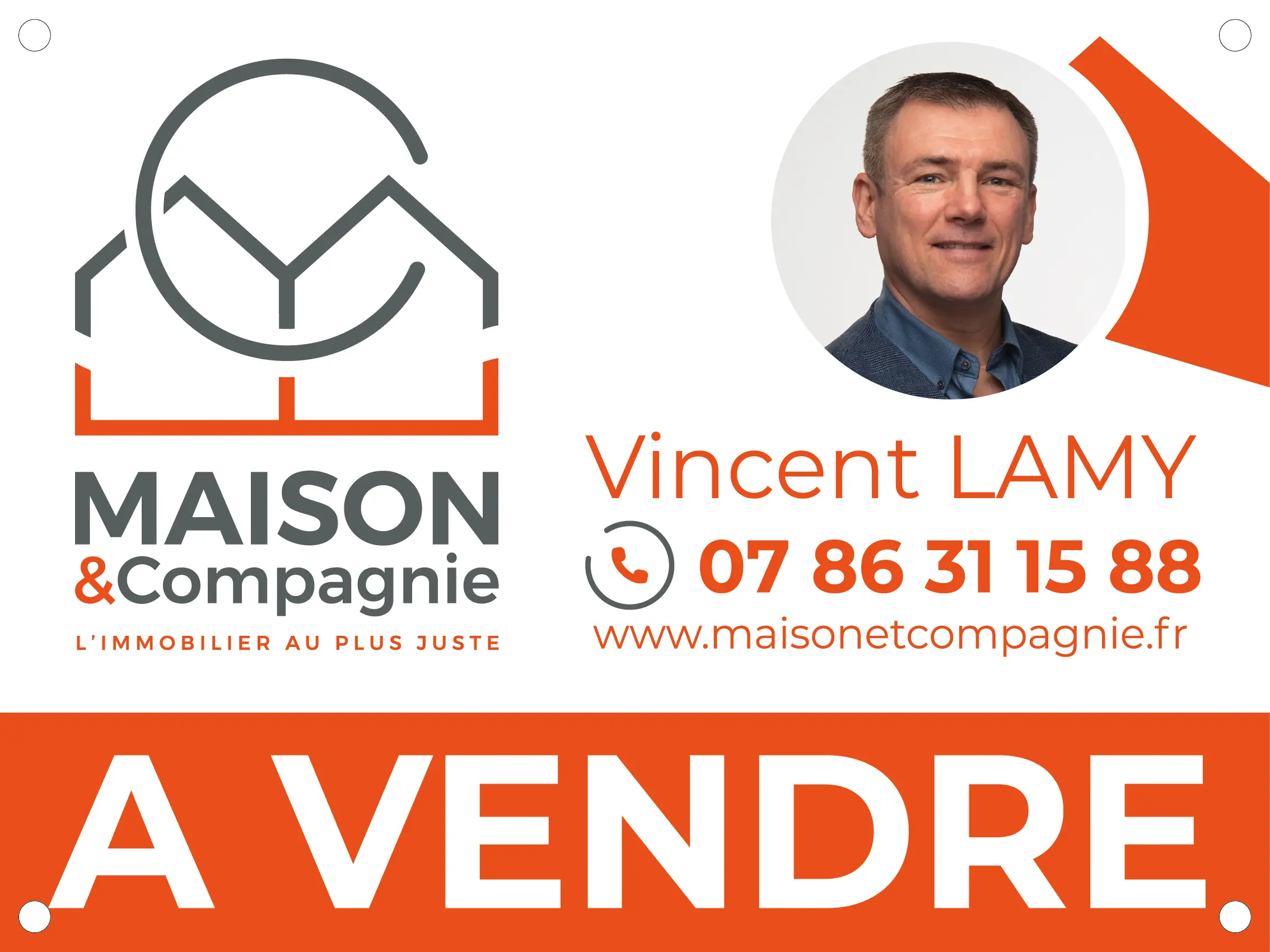 Panneau A Vendre - Maison & Compagnie